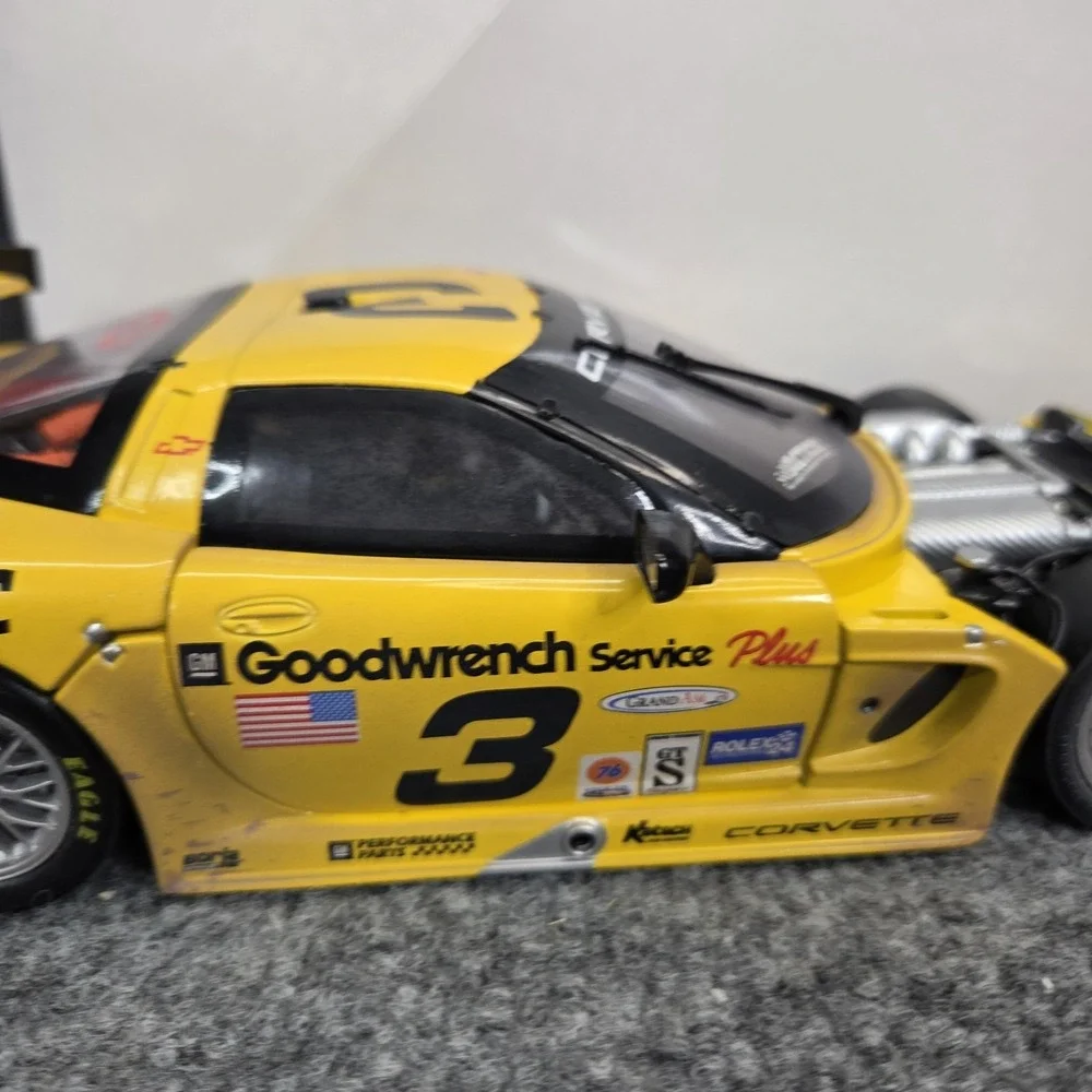 RARE 1:18 Dale Earnhardt & Dale Jr‎ #3 GOODWRENCH 2001 RACED ROLEX CORVETTE C5R